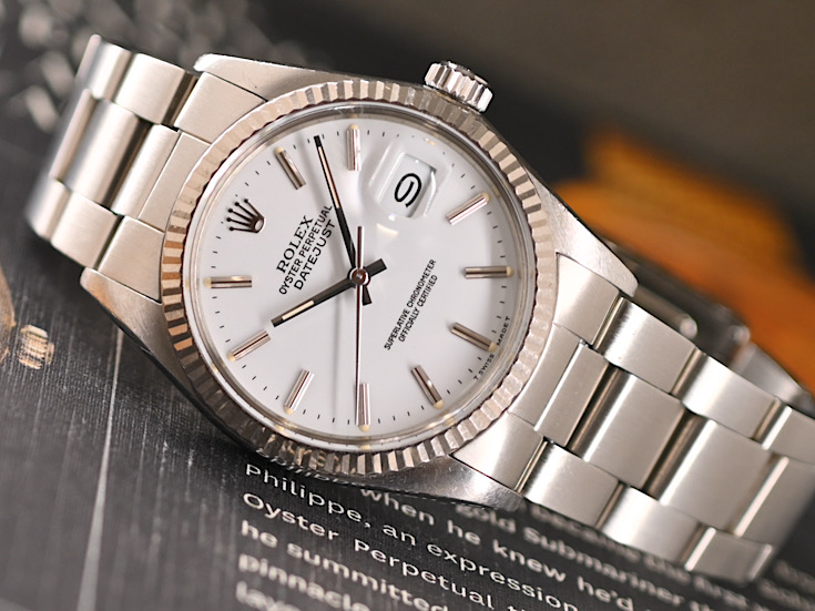 珍しい白文字盤　Ref.16014