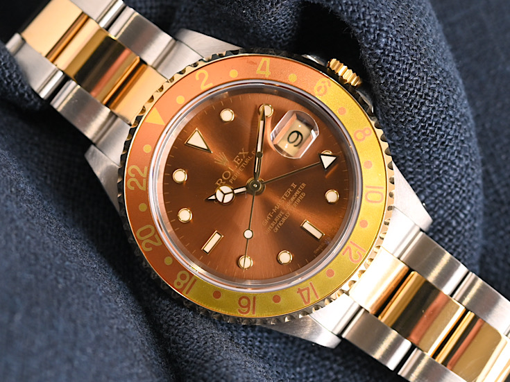 待ちに待った茶金が入荷　Ref.16713