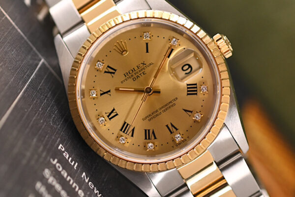 ダイヤ×プリントローマ　Ref.15223G