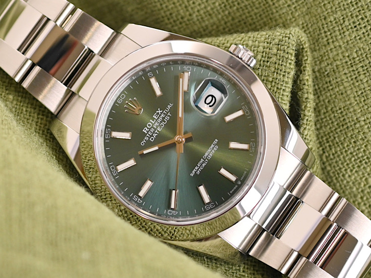 人気のミントグリーン　Ref.126300